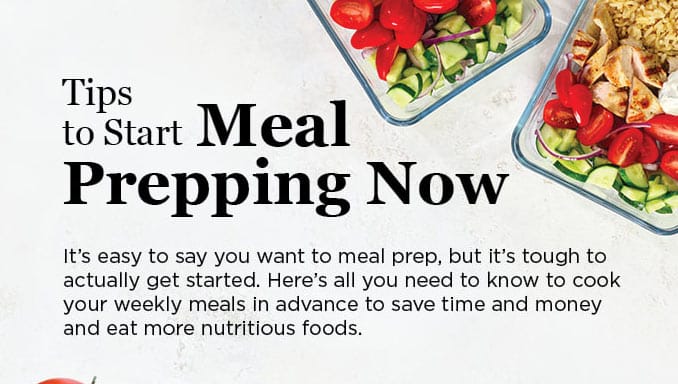 Tips to Start Meal Prepping Now