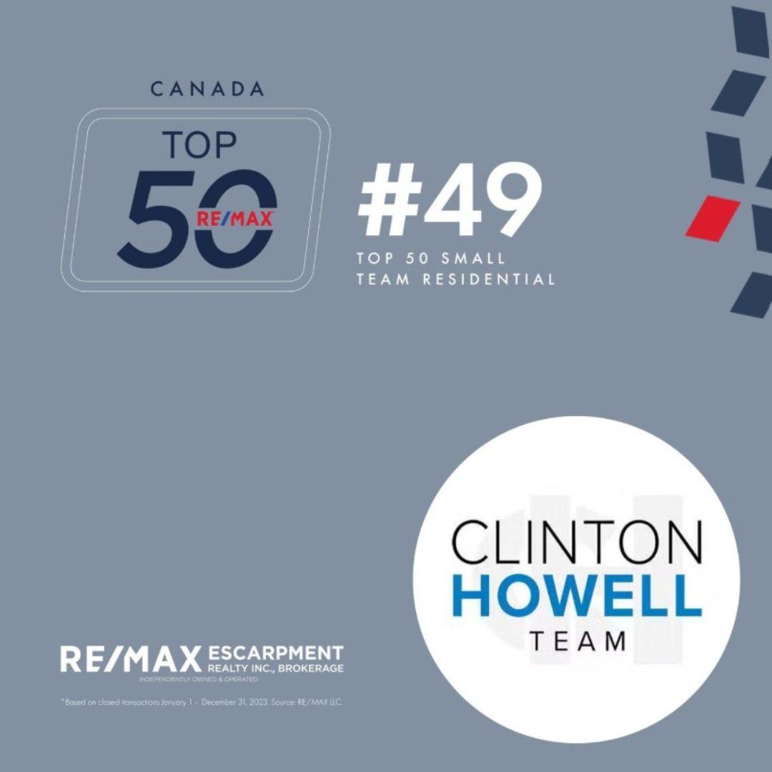 Canada Top 50 RE/MAX Small Team Residential - Clinton Howell Team Canada Top 50 RE/MAX Small Team Residential - Clinton Howell Team