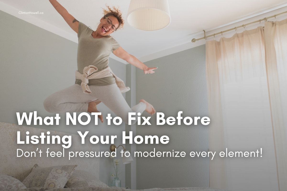 Don’t feel pressured to modernize every element.